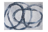 Bassett White / Blue Altarium Canvas Art