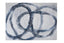 Bassett White / Blue Altarium Canvas Art