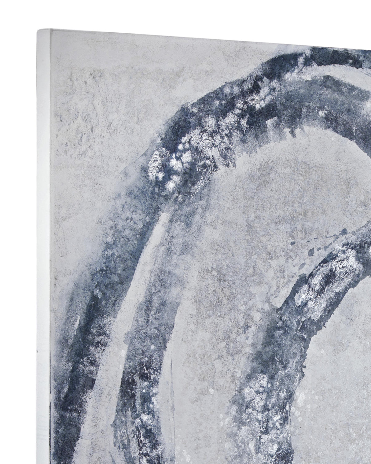 Bassett White / Blue Altarium Canvas Art