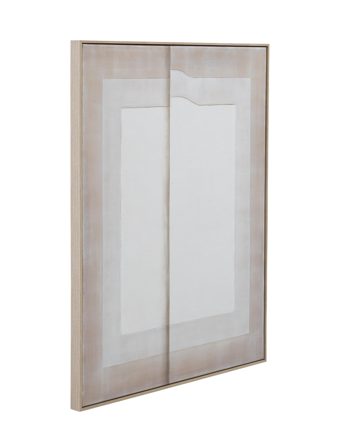 Bassett Natural Wood Frame Finish/ Acrylic & Oil Painted Canvas Fold II Framed Canvas