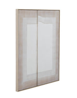 Bassett Natural Wood Frame Finish/ Acrylic & Oil Painted Canvas Fold II Framed Canvas