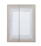 Bassett Natural Wood Frame Finish/ Acrylic & Oil Painted Canvas Fold II Framed Canvas