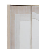 Bassett Natural Wood Frame Finish/ Acrylic & Oil Painted Canvas Fold II Framed Canvas
