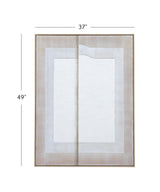 Bassett Natural Wood Frame Finish/ Acrylic & Oil Painted Canvas Fold II Framed Canvas