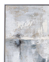 Bassett Gray Gray Day Framed Canvas