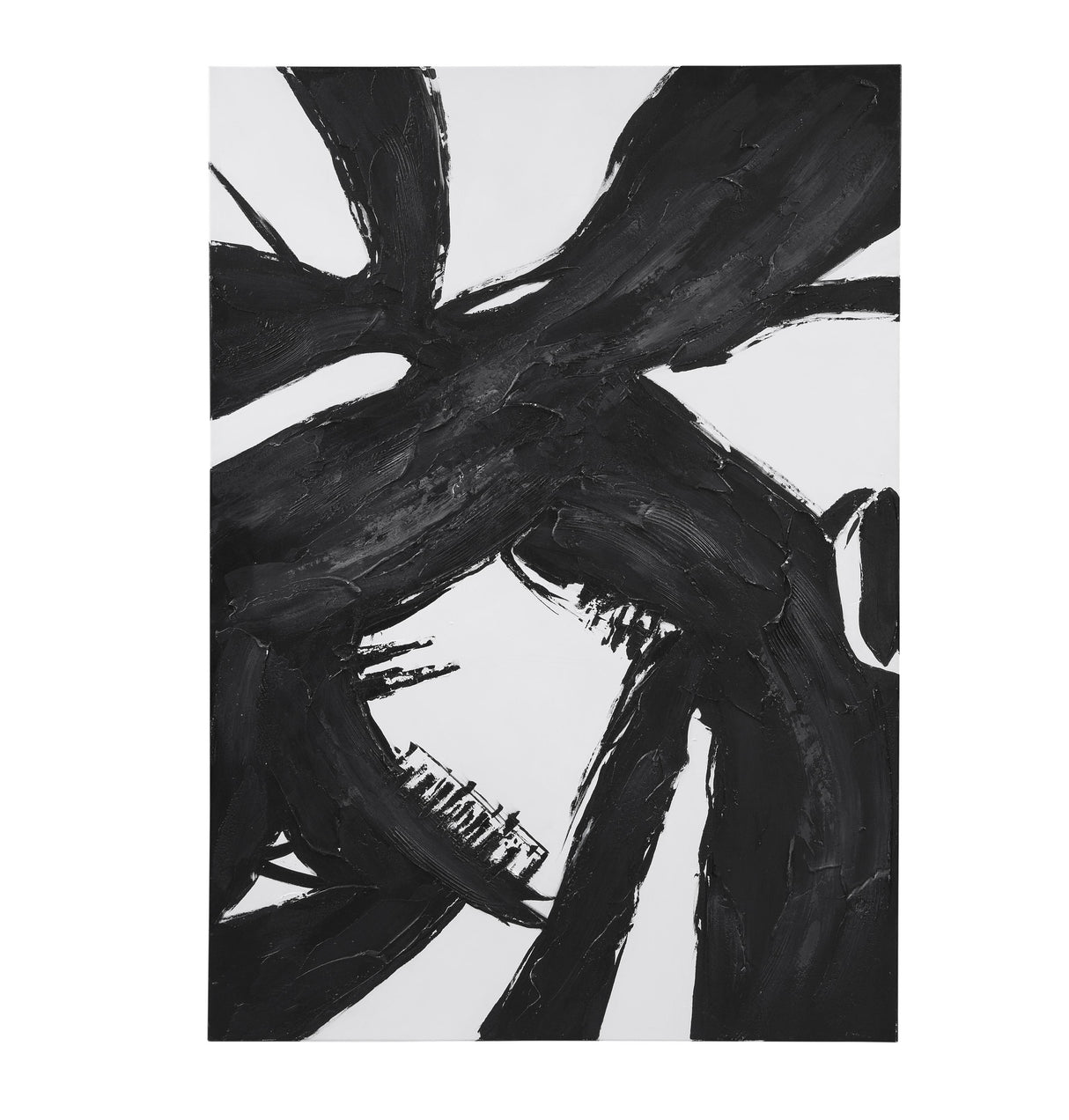 Bassett White Franz Canvas Art