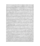 Bassett White Linear Marks Canvas Art