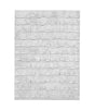 Bassett White Linear Marks Canvas Art