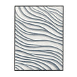 Bassett Black Frame Ripples Framed Canvas