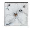 Bassett Black Frame Dogwood Framed Canvas