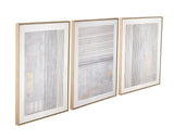 Bassett Brown Razi Framed Canvas Set of 3