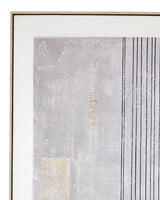 Bassett Brown Razi Framed Canvas Set of 3