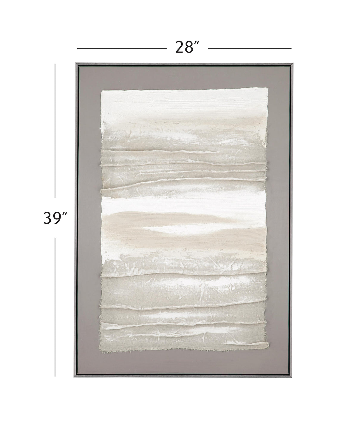 Bassett Gray Zole I Framed Canvas