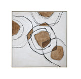Bassett Natural Frame Rhetoric Framed Canvas