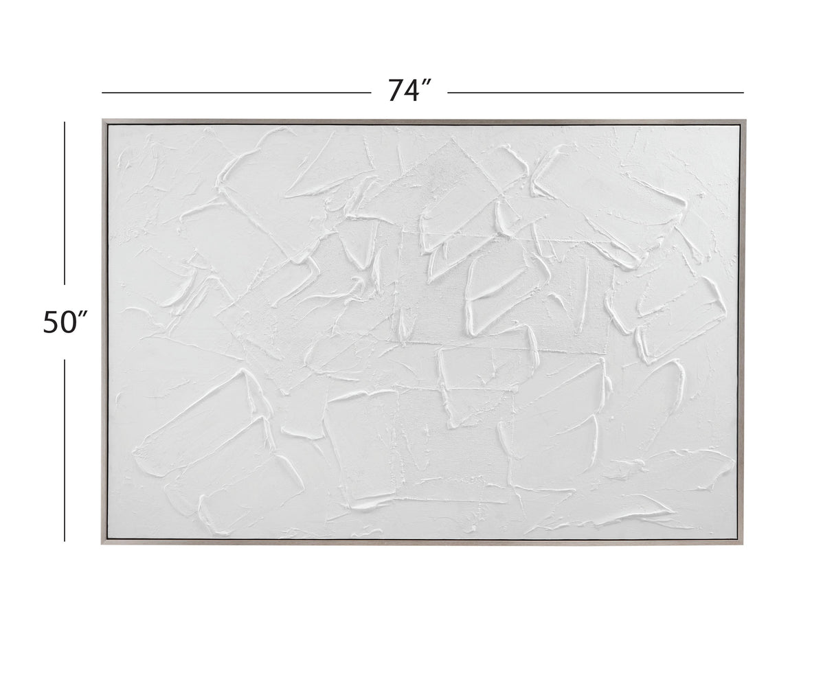 Bassett Silver Frame Paradisio Framed Canvas