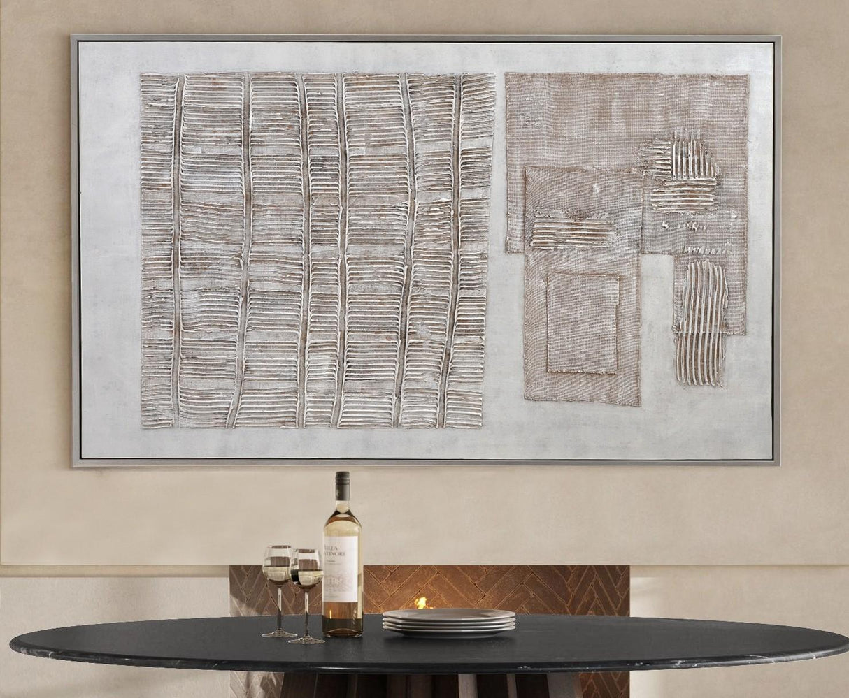 Bassett Silver Counted Days Framed Canvas