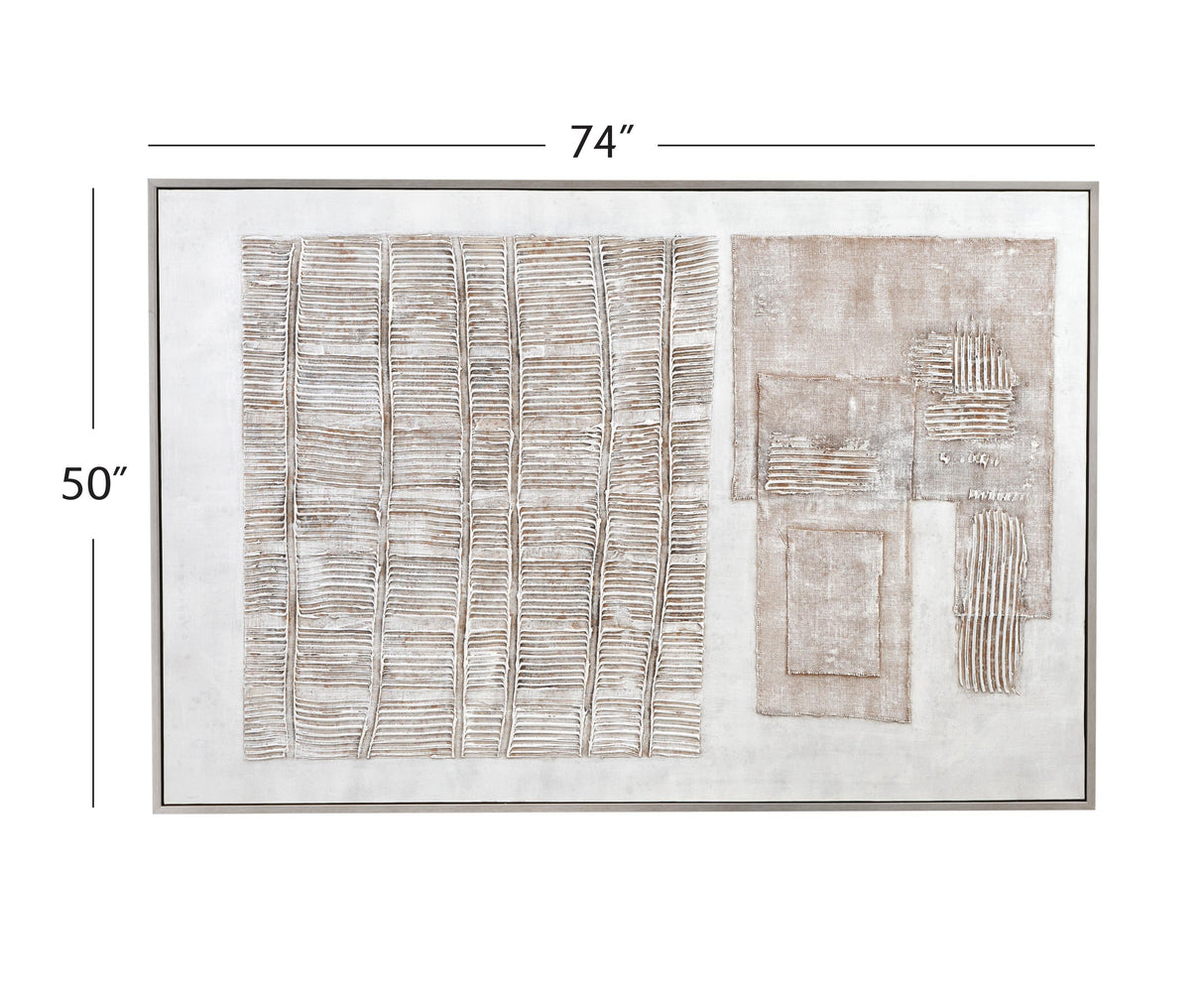 Bassett Silver Counted Days Framed Canvas