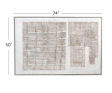Bassett Silver Counted Days Framed Canvas