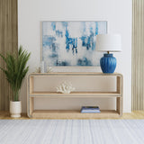 Bassett White Perdido Framed Canvas