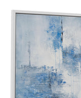 Bassett White Perdido Framed Canvas