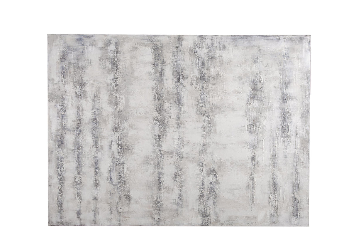 Bassett Gray Shadow Canvas Art