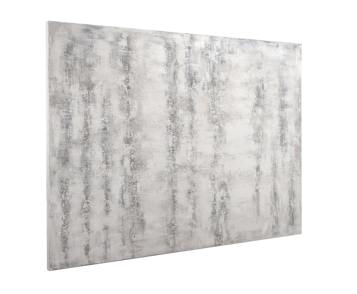 Bassett Gray Shadow Canvas Art