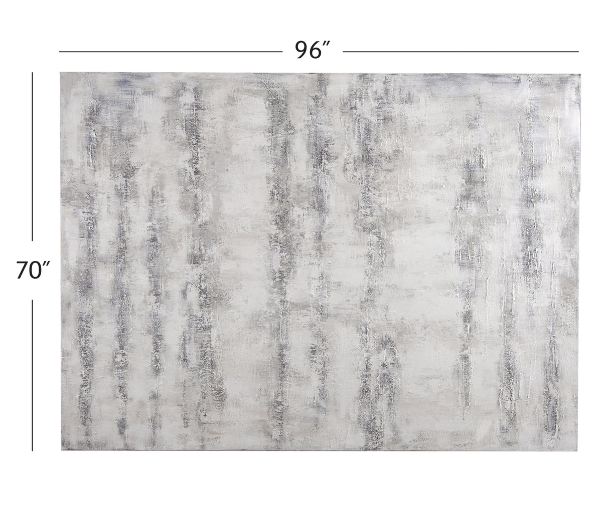 Bassett Gray Shadow Canvas Art
