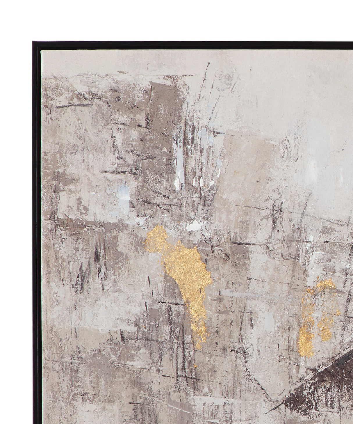 Bassett Black About Town Framed Canvas