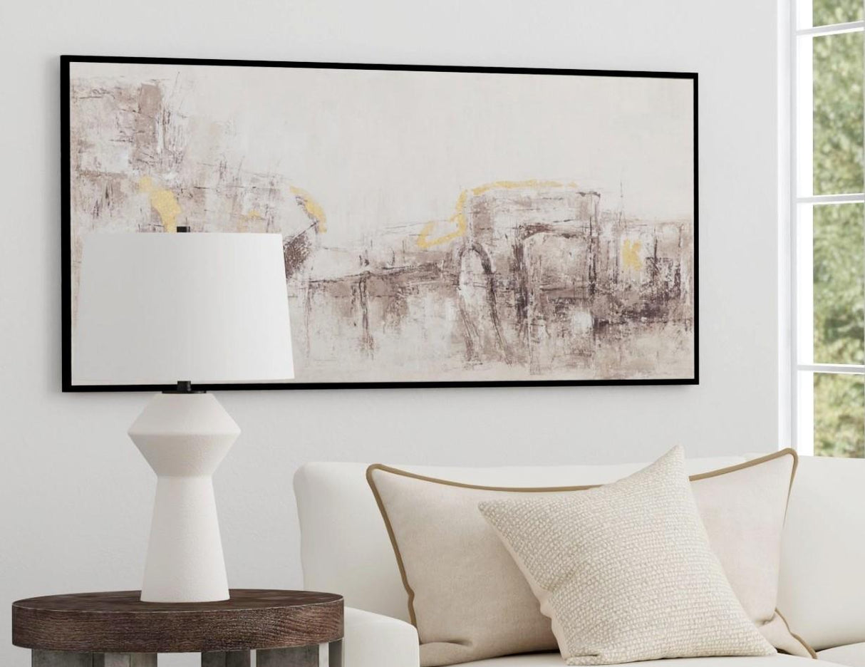 Bassett Black About Town Framed Canvas