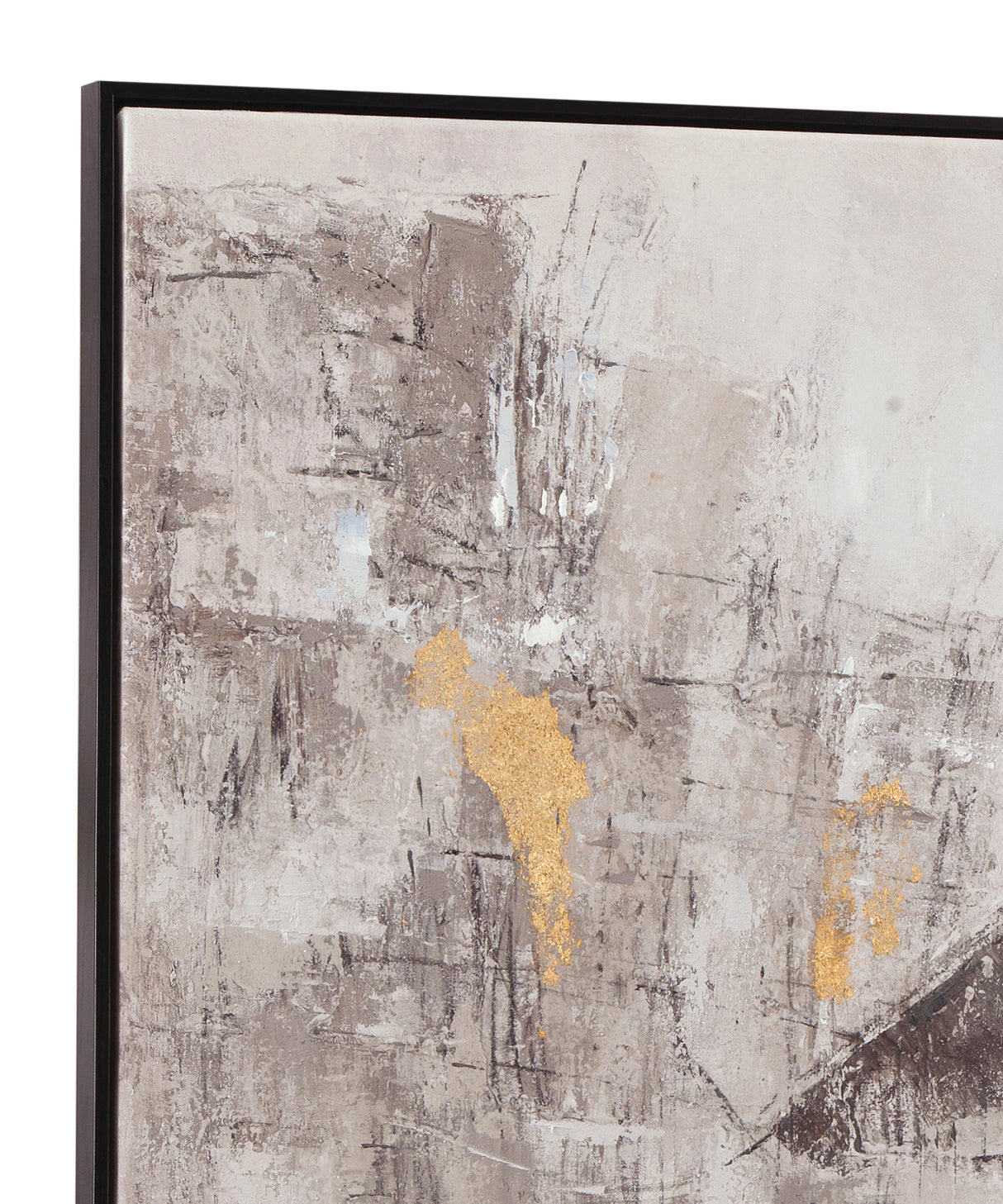 Bassett Black About Town Framed Canvas