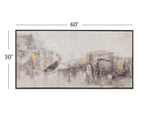 Bassett Black About Town Framed Canvas