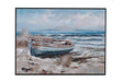 Bassett Black Frame Mo Bay Framed Canvas