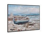 Bassett Black Frame Mo Bay Framed Canvas