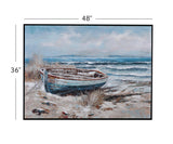 Bassett Black Frame Mo Bay Framed Canvas