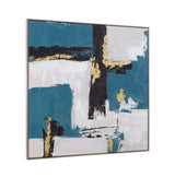 Bassett Silver Frame Around About Framed Canvas