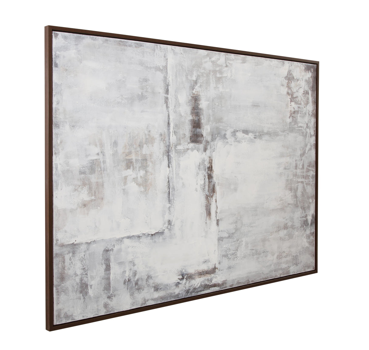 Bassett Brown Triad Framed Canvas