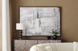 Bassett Brown Triad Framed Canvas