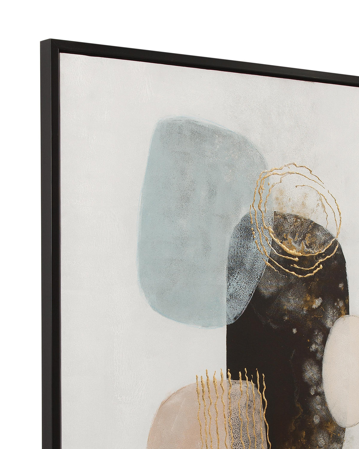 Bassett Black Athena Framed Canvas s/2