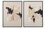 Bassett Black, White, Beige, Peach, Black Frame Intuitive Framed Canvas s/2