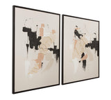 Bassett Black Intuitive Framed Canvas s/2