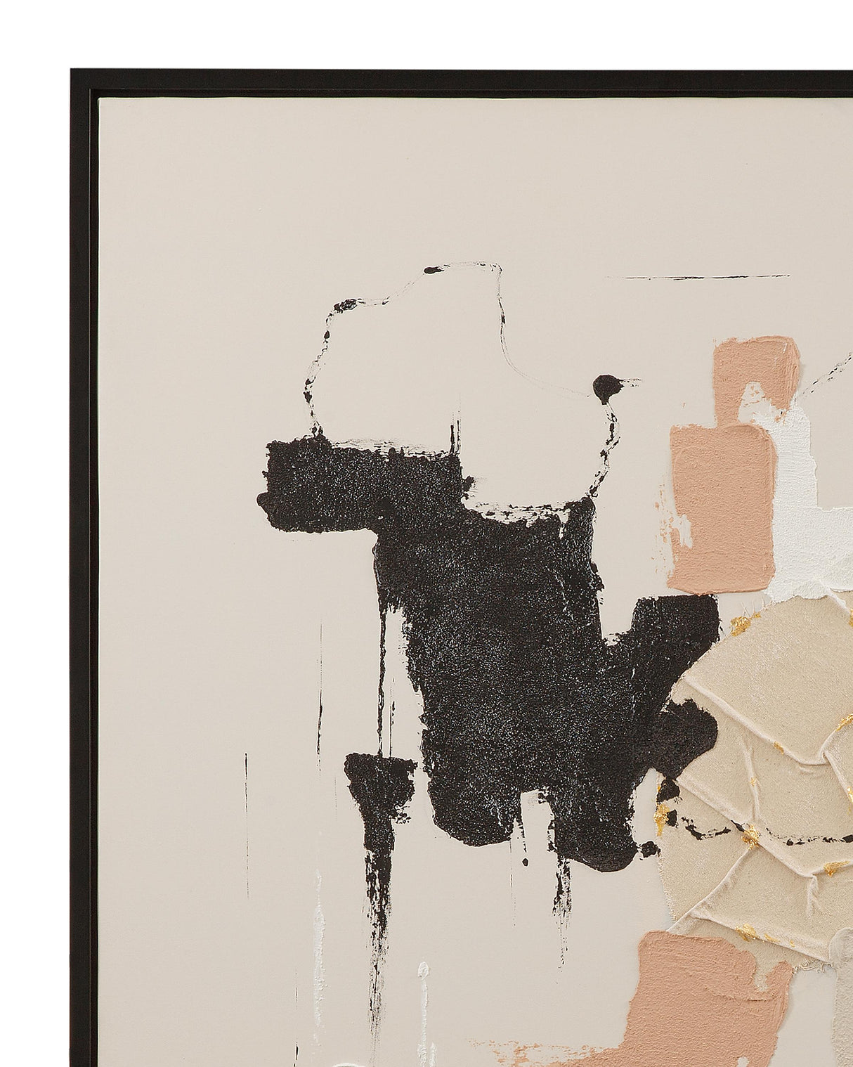 Bassett Black Intuitive Framed Canvas s/2