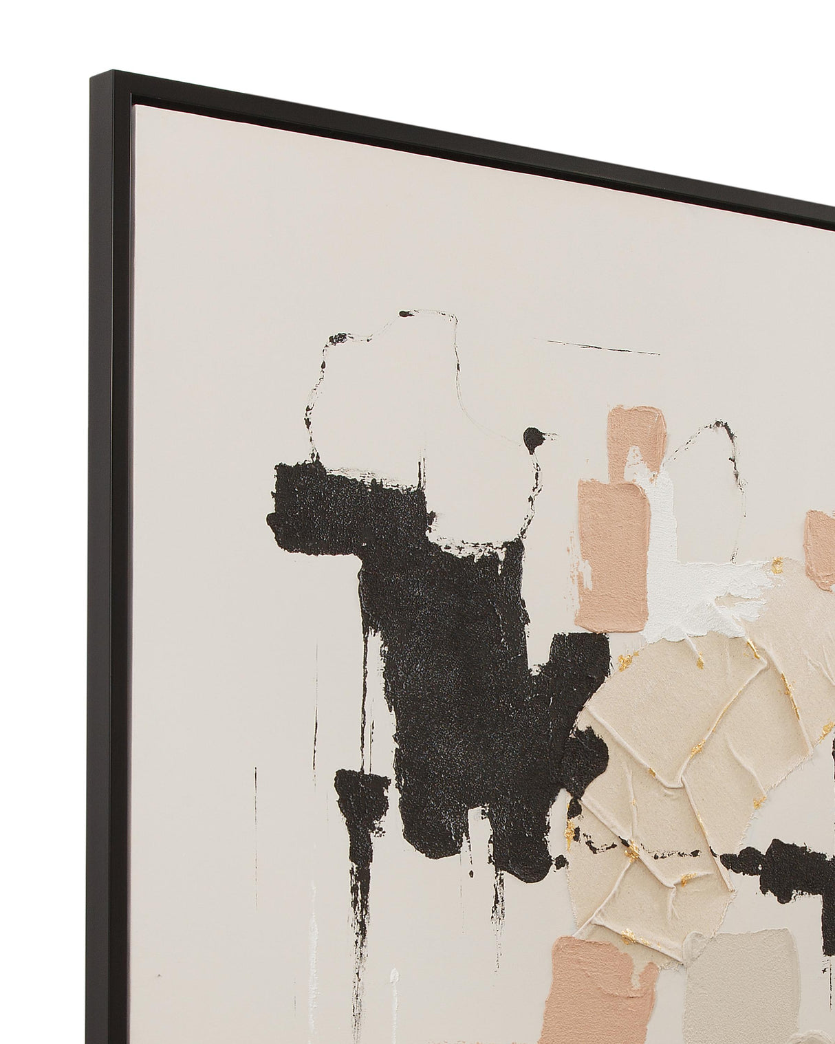 Bassett Black Intuitive Framed Canvas s/2