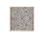 Bassett Natural Blonde, White, Brown Lined Wall Art