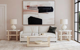 Bassett Black/White Everlasting Wall Art