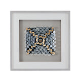 Bassett Silver Frame Roselle Wall Art