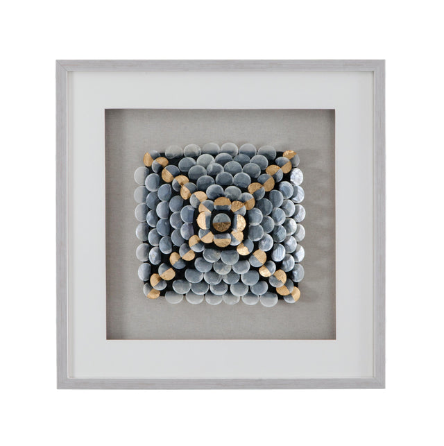 Bassett Silver Frame Roselle Wall Art