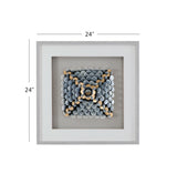 Bassett Silver Frame Roselle Wall Art