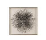 Bassett Silver Frame Gracee Wall Art