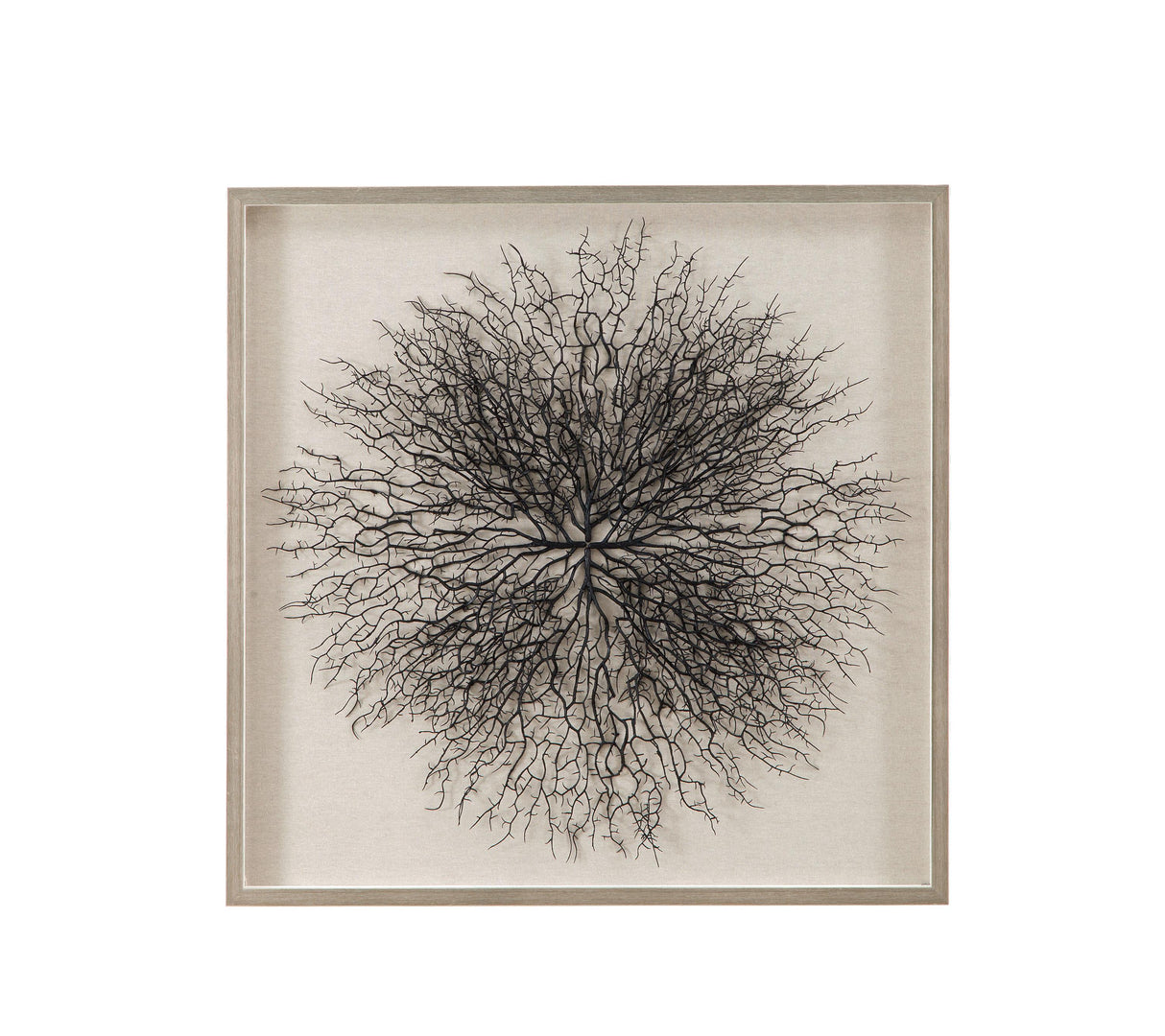 Bassett Silver Frame Gracee Wall Art