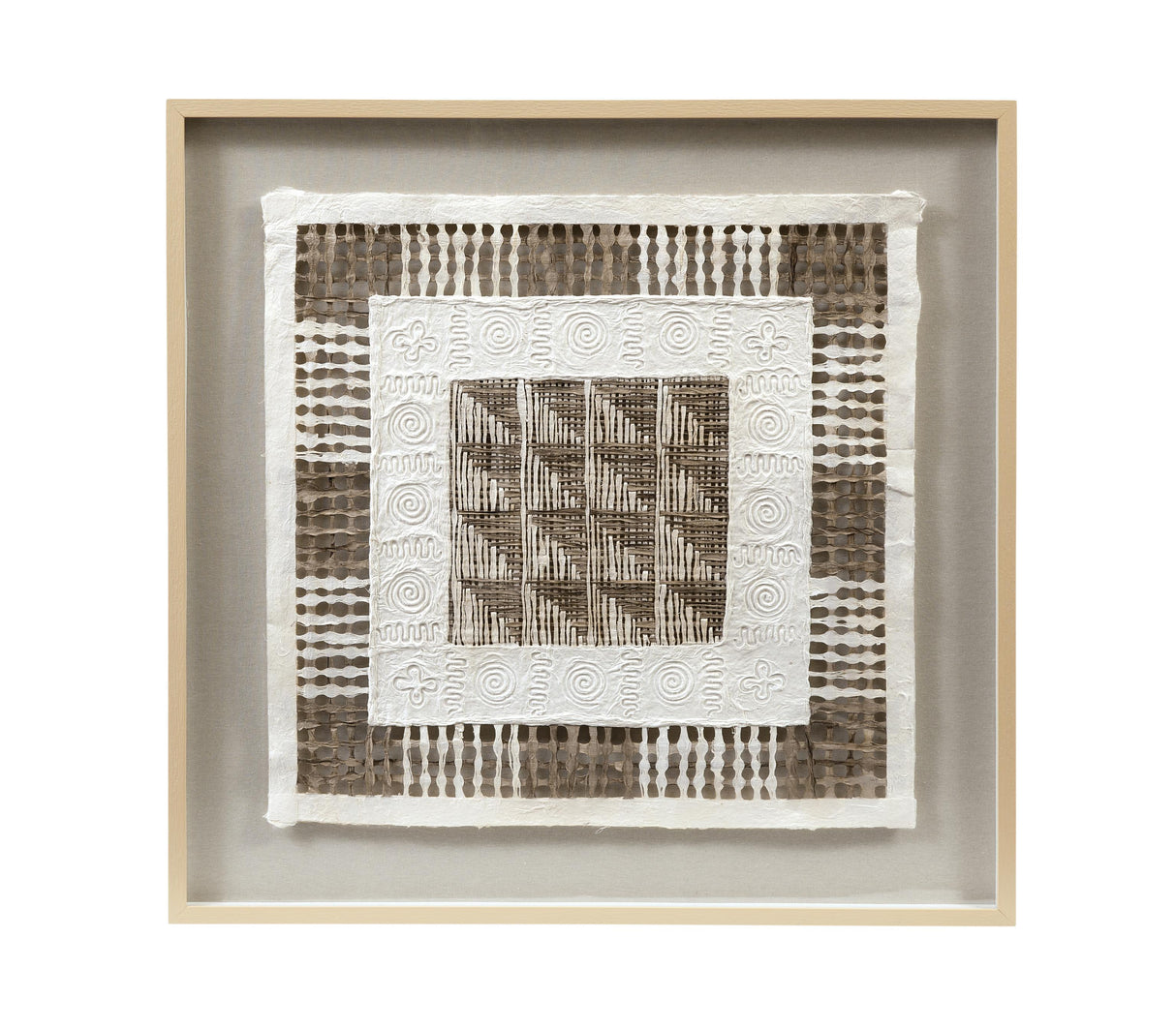 Bassett Natural Frame Taughtrope Wall Art